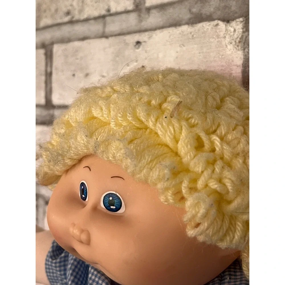 Vintage 1980s Cabbage Patch Doll‎ Blonde Hair Blue Eyes
